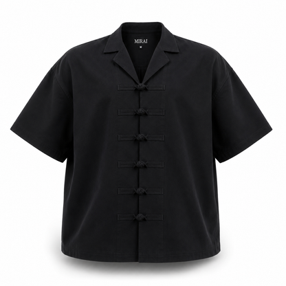 Eastern Boxy Shirt - Black