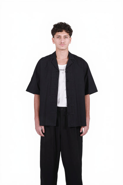 Eastern Boxy Shirt - Black